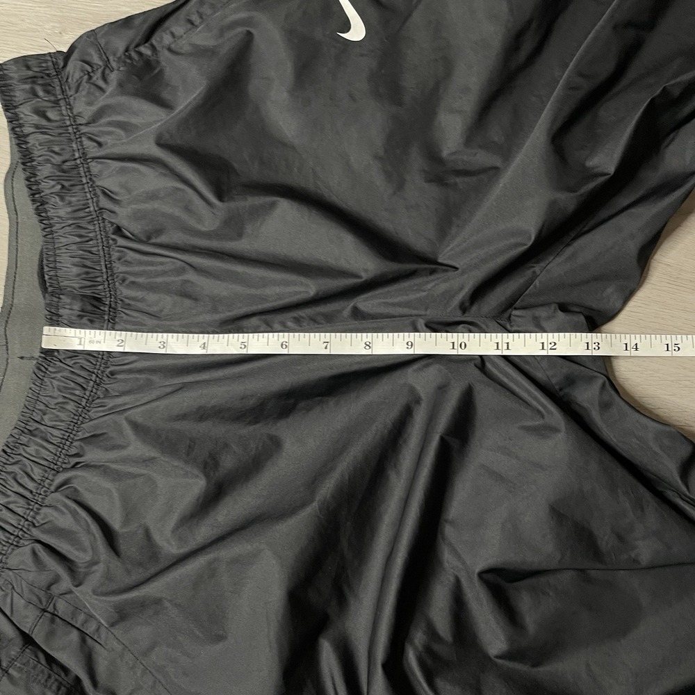 Nike Storm-Fit Track Pants Men's L Black Y2K Mesh Lined Zipper Cuffs Sweatpants - Picture 12 of 13